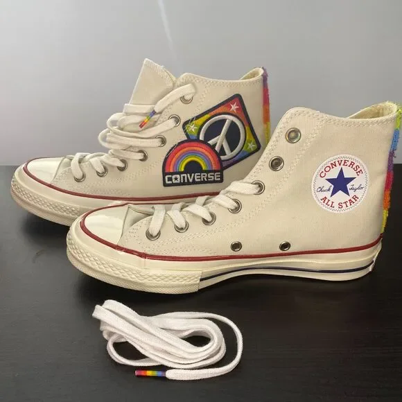 Converse AllStar Chuck 70 Hi \'1st Pride Parade\' - 2017 Sz. 5.5 Converse Chuck Taylor All Star Hi 2017 Pride | Mercari main image 3